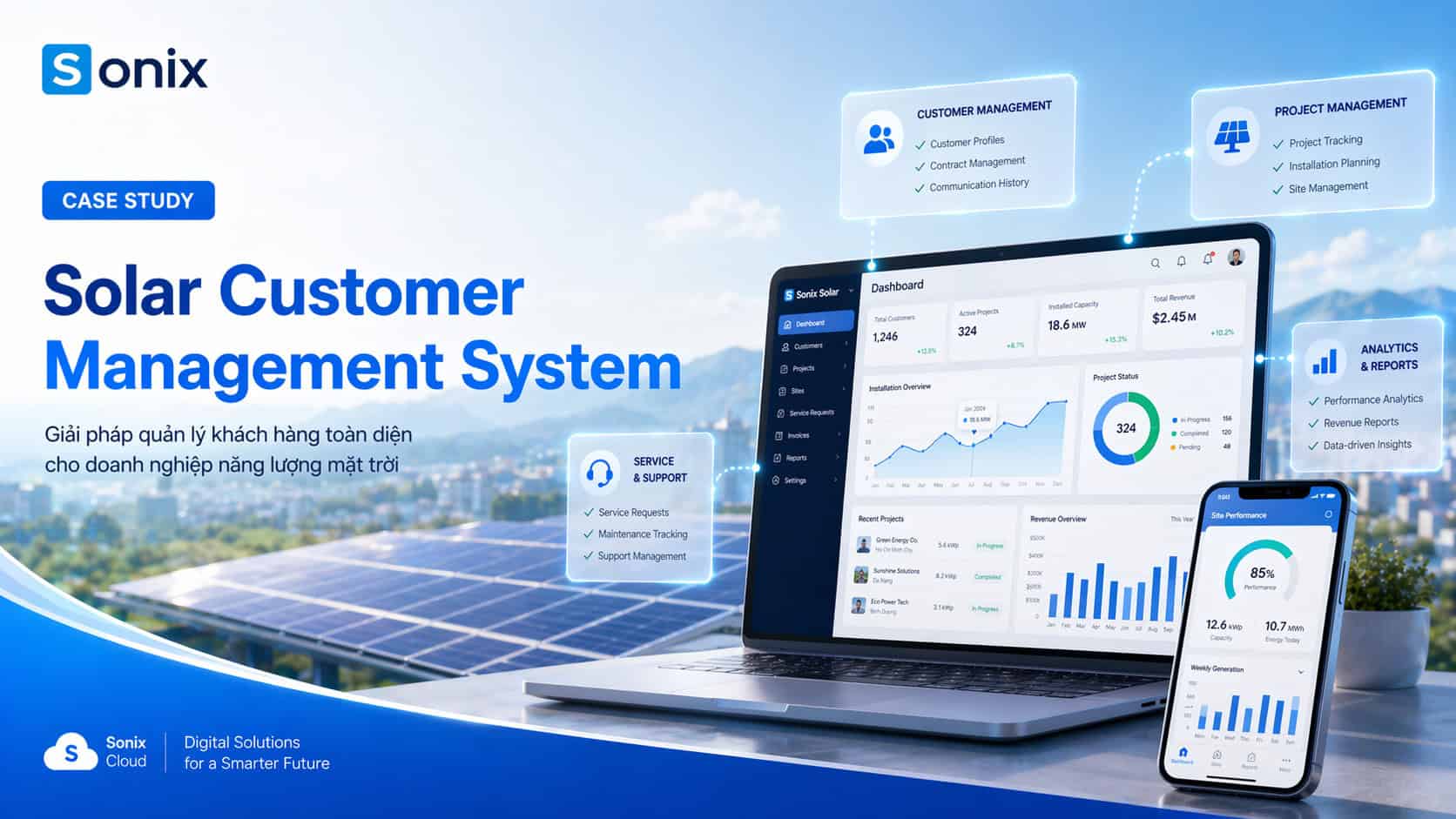 Hệ Thống Quản Lý Năng Lượng Mặt Trời Hiệu Quả