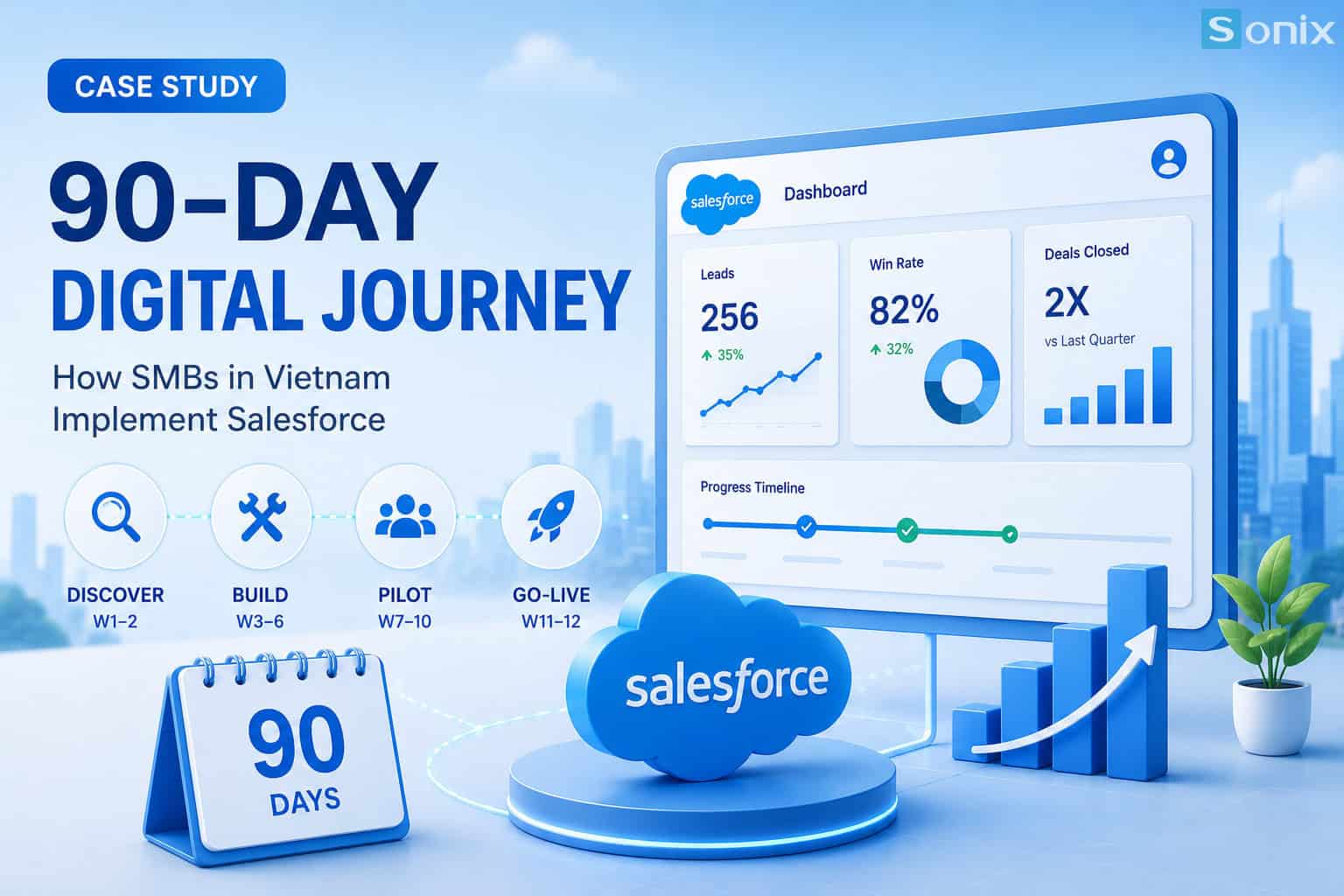 The 90-Day Digital Transformation Journey: How Vietnamese SMBs Implement Salesforce