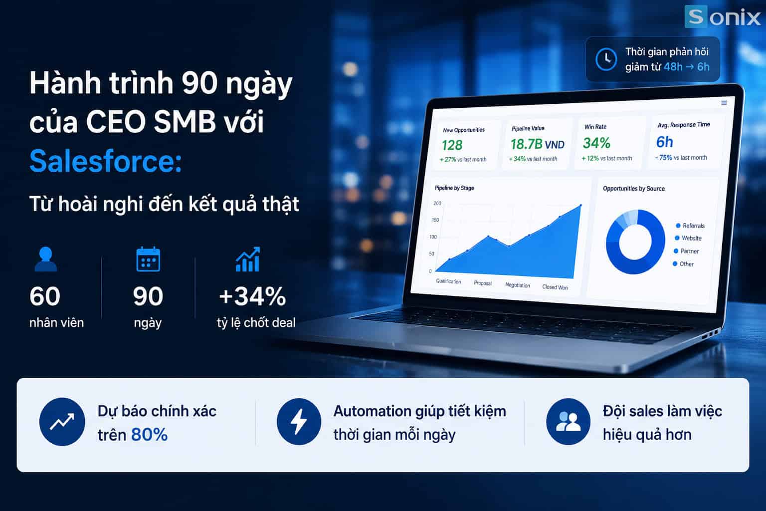 The real journey of an SMB CEO — from skepticism to measurable results 90 days after Salesforce go-live