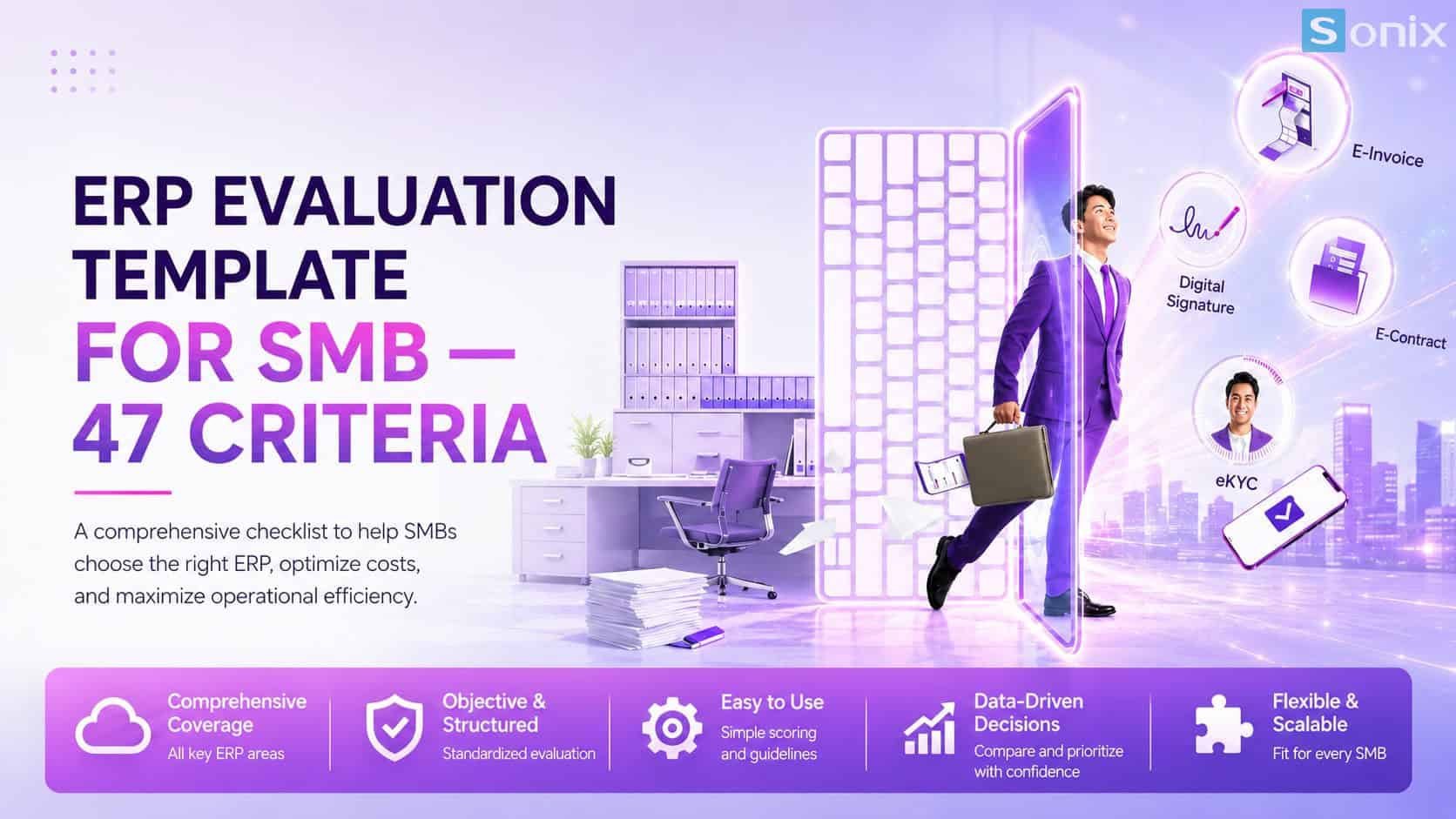 Template đánh giá ERP cho SMB — 47 tiêu chí