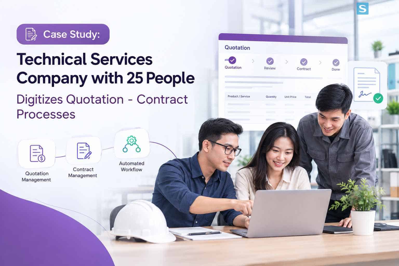 Case Study: Technical Services Company with 25 People