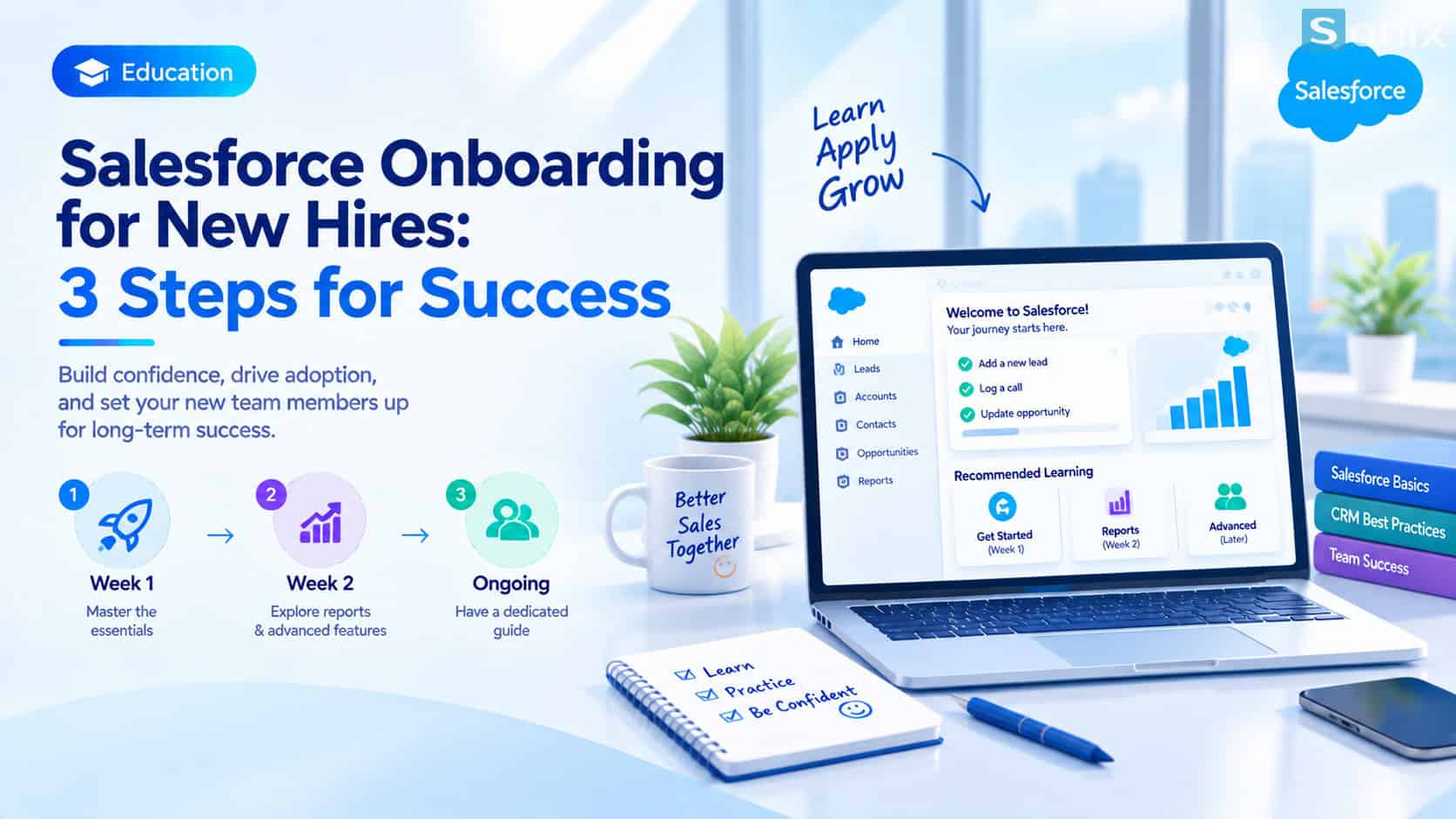 Onboarding new hires into Salesforce: a 3-step process so no one gets left behind
